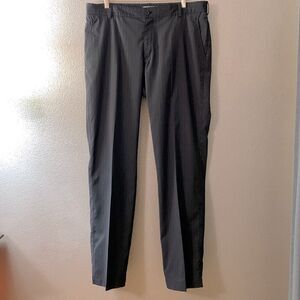 NIKE GOLF tour performance dri-fit slacks navy thin stripes size 35
